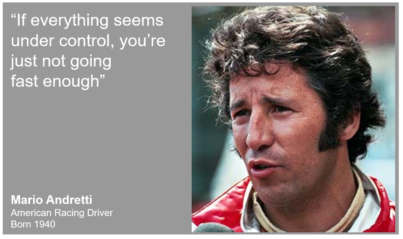 Mario Andretti – Drops of Wisdom